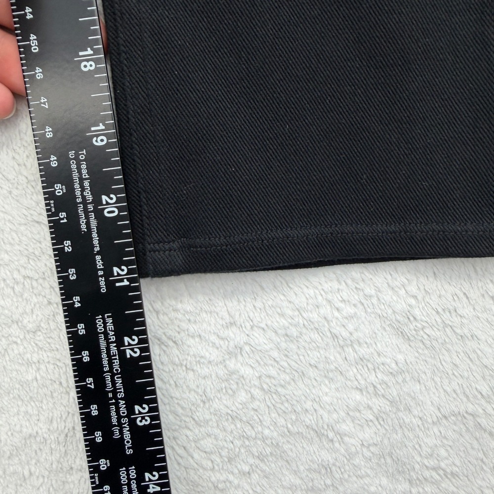 NEW Spanx Leggings Women XL Black Cropped Denim Style Pull On Stretch NWT - Picture 12 of 14